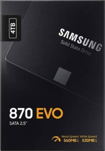 Samsung 870 EVO 4TB SATA 2.5” SSD – سامسونج 870 إي...