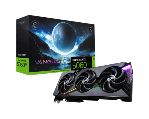 كرت شاشة انفيديا 5060 Ti VANGUARD OC بتصميم أنيق