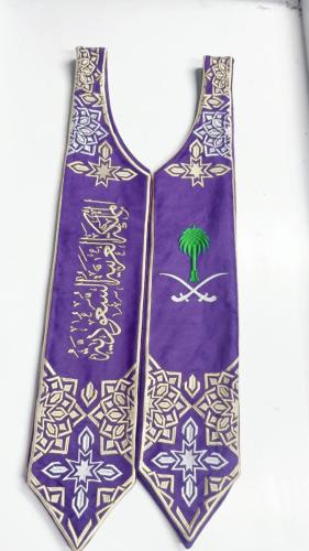 وشاح اليوم الوطني السعودي أزياء وطنية راقية ومميزة