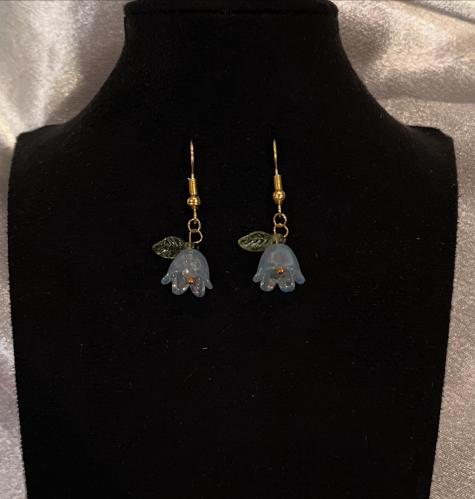 Rose earrings