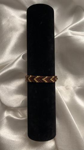 V woven bracelet