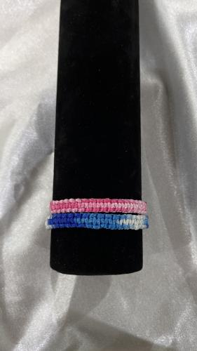 Woven bracelet in gradient color