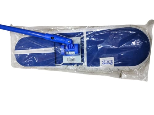 ممسحة سيراميك براس قطني قابل للتغيير بيد ستيل متعد...