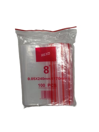 ريكسو اكياس قفل متعددة الأحجام 100حبة