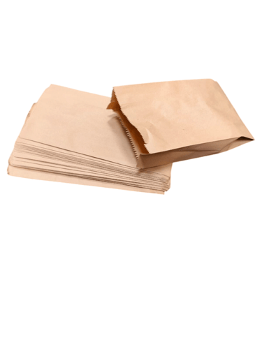 اكياس ورقية للمخبوزات بنى متعدد المقاسات