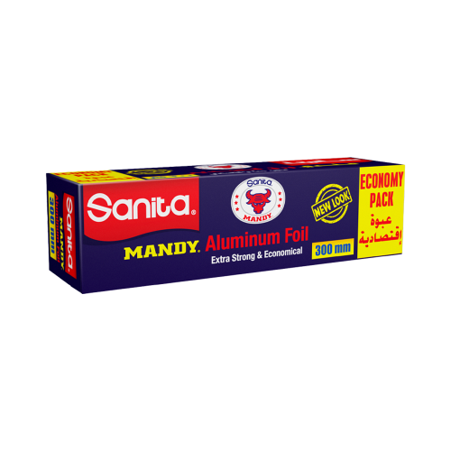 سانيتا مندي ورق القصدير، العبوة الاقتصادية، 30 سم،...