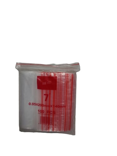 ريكسو اكياس قفل متعددة الأحجام 100حبة