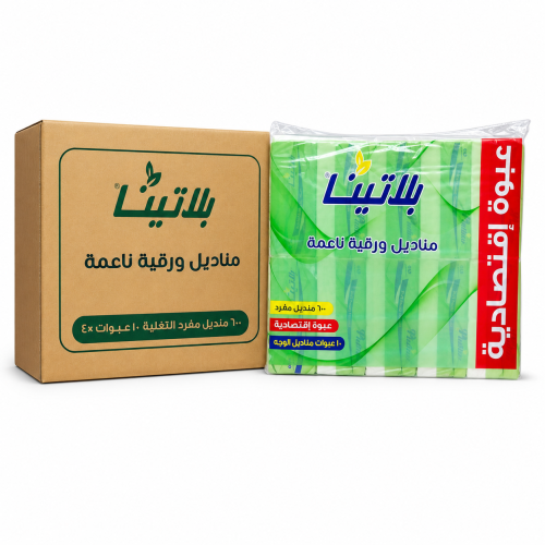 مناديل بلاتينا 10علبة 600منديل