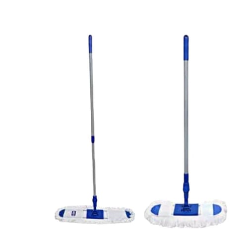 ممسحة سيراميك براس قطني قابل للتغيير بيد ستيل متعد...