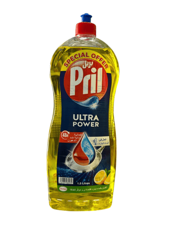 بريل سائل غسيل صحون 1.5 لتر برائحة الليمون