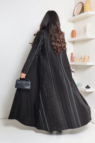 عباية سوداء جاكار V035