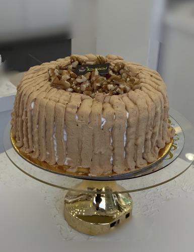 كيكة الجوز بنكهة الفانيلا