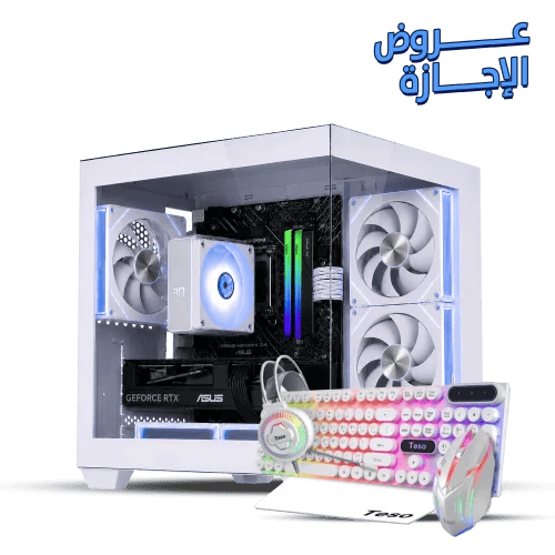 تجميعة ( RTX 3050 - i5 12th) باللون الابيض DDR4