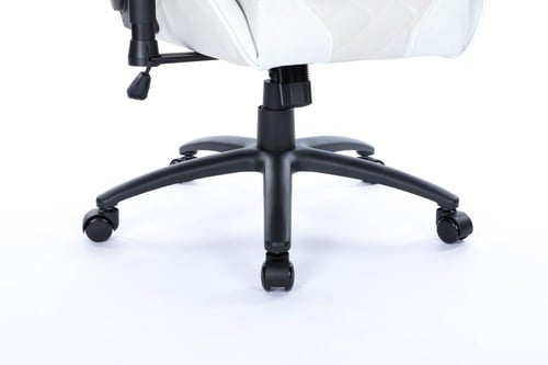 كرسي قيمنق دايموند فابريك (قماش) - ابيض