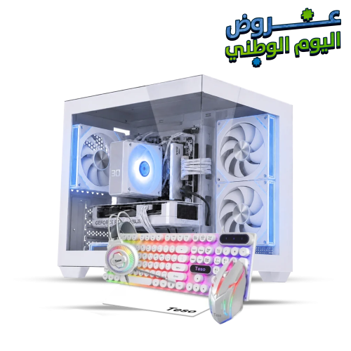Collection (RTX 5060 - R5 7500f) in all white colo...