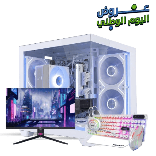 تجميعة ( RTX 5060ti 16GB - i5 14th) مع شاشة 27 انش...