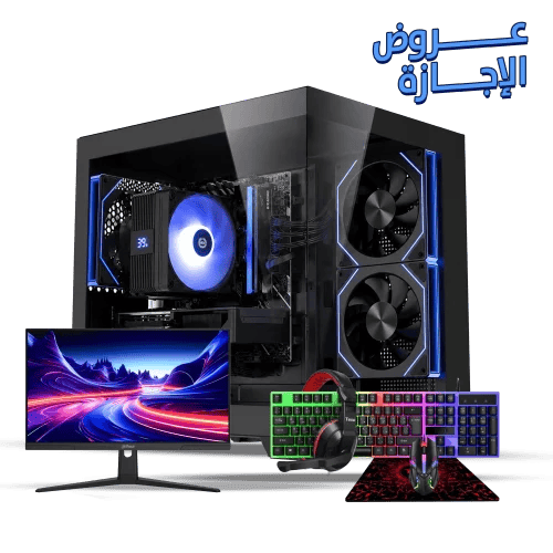 تجميعة ( RTX 5060 - i5 14th) مع شاشة 25 انش DDR5