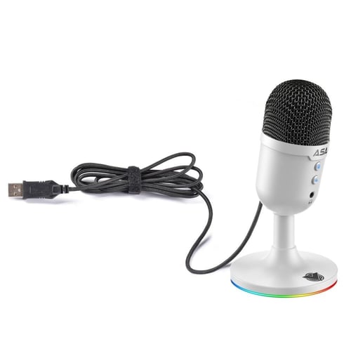 مايك قيمنق احترافي ستريمر من ASA - ابيض