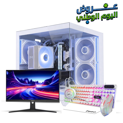تجميعة ( RTX 5060 - i5 12th) مع شاشة 25 انش DDR4