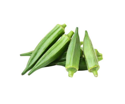 بامية حبة كبيرة ( بالنصف كيلو )