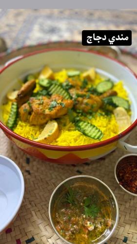 ( حي النظيم )مندي دجاج مثاوثة مطبخ فلفول شنبو نص د...