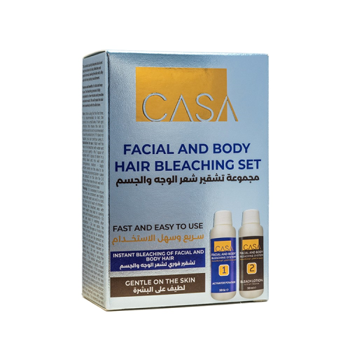 مجموعة كازا لتقشير شعر الوجه والجسم100