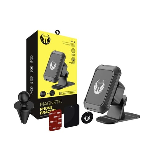 يوفو YOUFO حامل جوال للسيارة 2في1مغناطيس مربع
