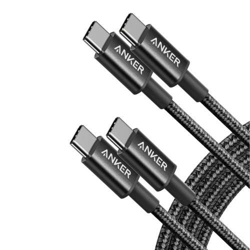 كيبل شحن أنكر USB-C إلى USB-C مضفر وسريع الشحن -بط...