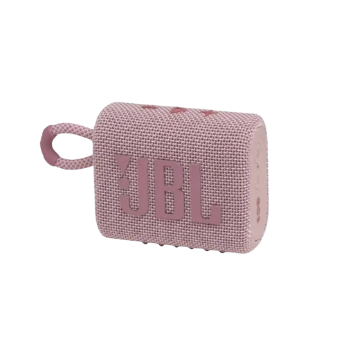 سماعة سبيكر من JBL GO3 لون وردي