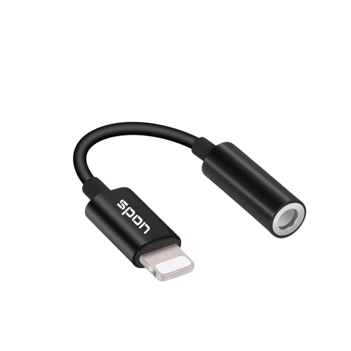 وصلة aux للايفون ماركة SPON سبون-أسود