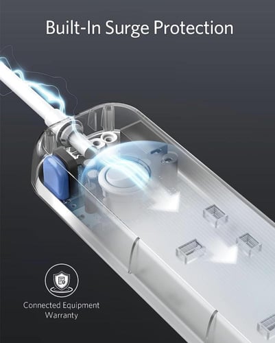Anker Power Strip – توصيلة كهربائية متعدد المنافذ...
