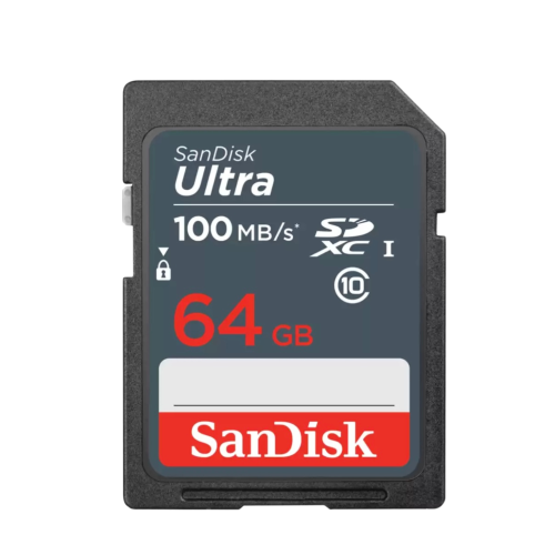 بطاقة ذاكرة 64 جيجا بايت SanDisk Ultra® SDHC™ وSDX...