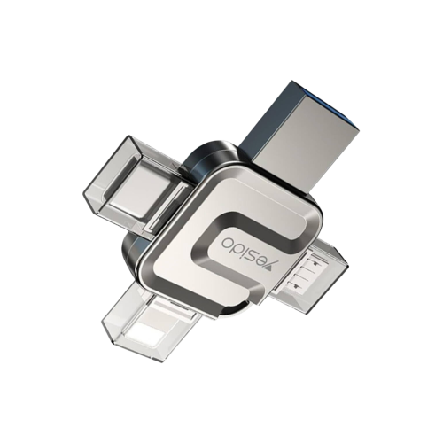 فلاش درايف متعدد المداخل لجميع الاجهزة من Yesido