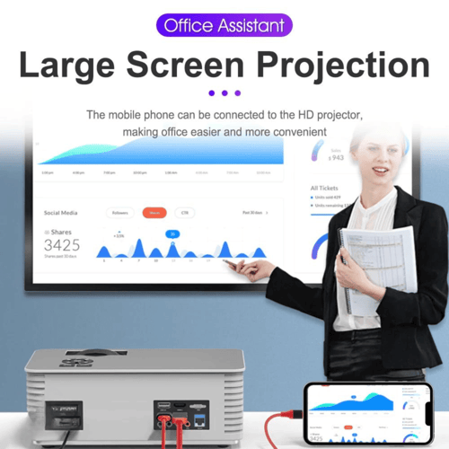 كيبل اتش دي ام اي من تن بلس 2 متر لأجهزة ابل HDMI...