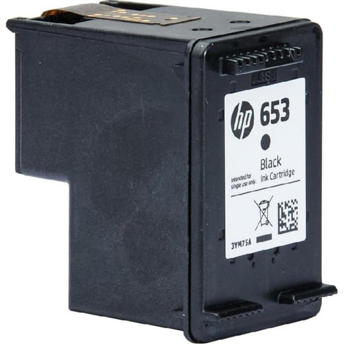 حبر طابعة HP رقم 653 اسود