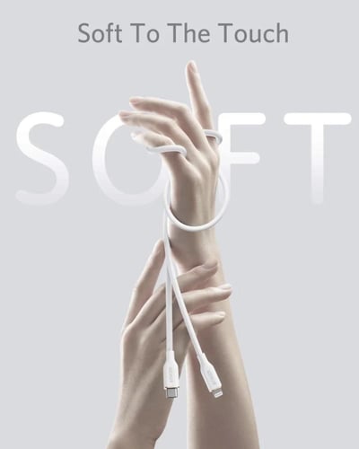 شاحن ايفون تايب سي لايتنينج ماركة انكر باورلاين 3...