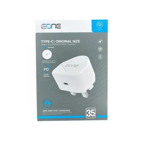 شاحن جداري بقوة 35واط منفذ واحد USB-C من EONE