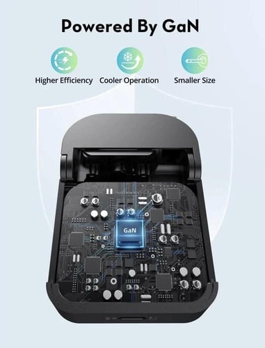 راف باور - شاحن جداري نحيف بقوة 35 واط منفذ تايب س...