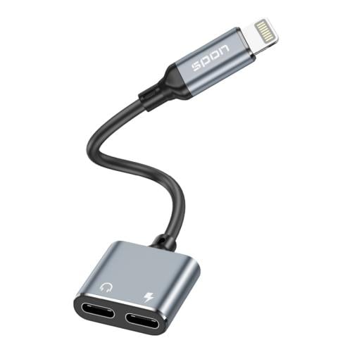 تحويلة مخرجين لايتنينج للايفون ماركة SPON