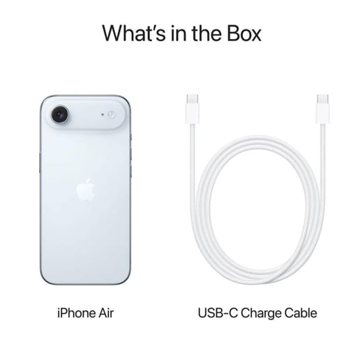 أبل أيفون أير، 5 جي، 6.5 بوصة، 256 جيجا، أزرق سماو...