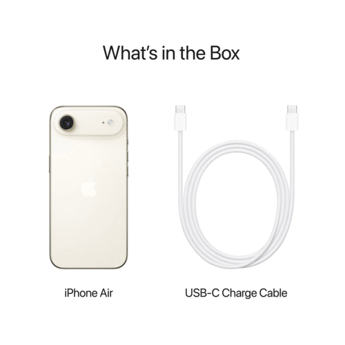 أبل أيفون أير، 5 جي، 6.5 بوصة، 256 جيجا، ذهبي فاتح