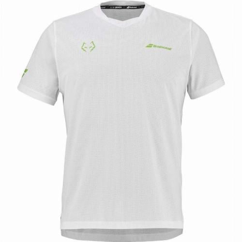 Camiseta babolat juan lebron crew neck blanco