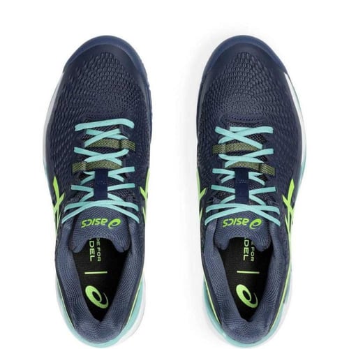 Asics Gel Resolution 9 Padel Blue Lime Electric