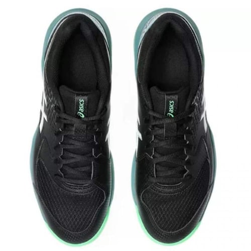 Asics gel dedicate 8 padel black green sneakers