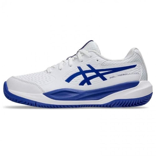 Asics gel resolution X clay GS white cobalt blue j...