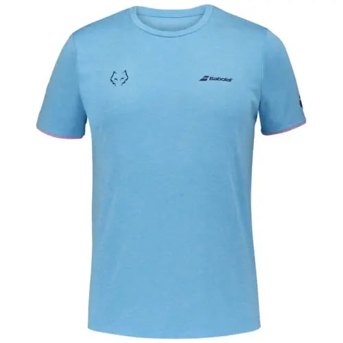 Babolat cerw neck tee lebron cyan blue hthr