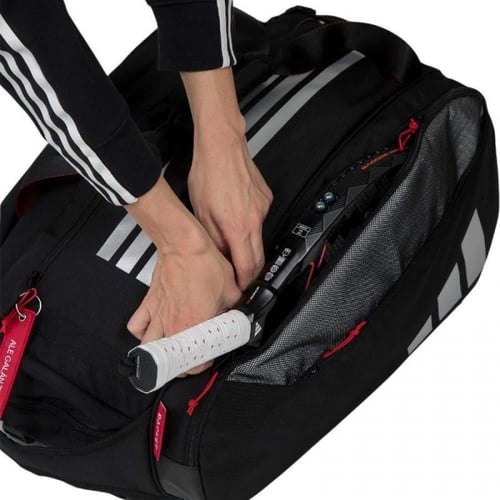 Adidas ale galan multigame 3.4 black red padel rac...