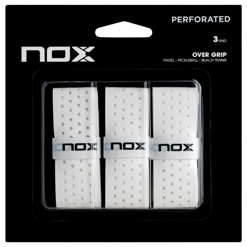 nox pro perforated white 3 overgrips