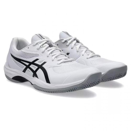 Asics game ff clay white black snakers
