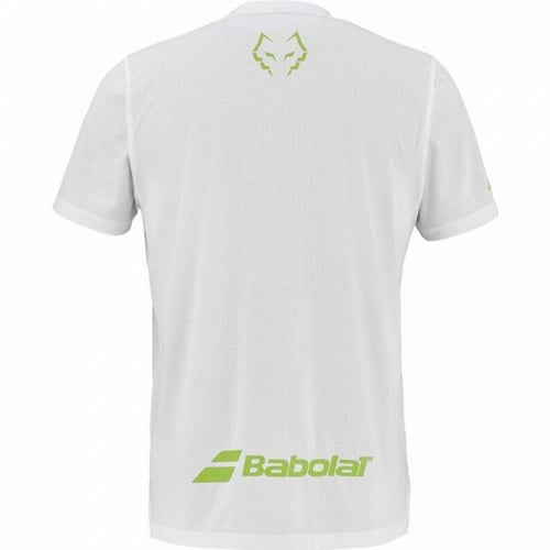Camiseta babolat juan lebron crew neck blanco
